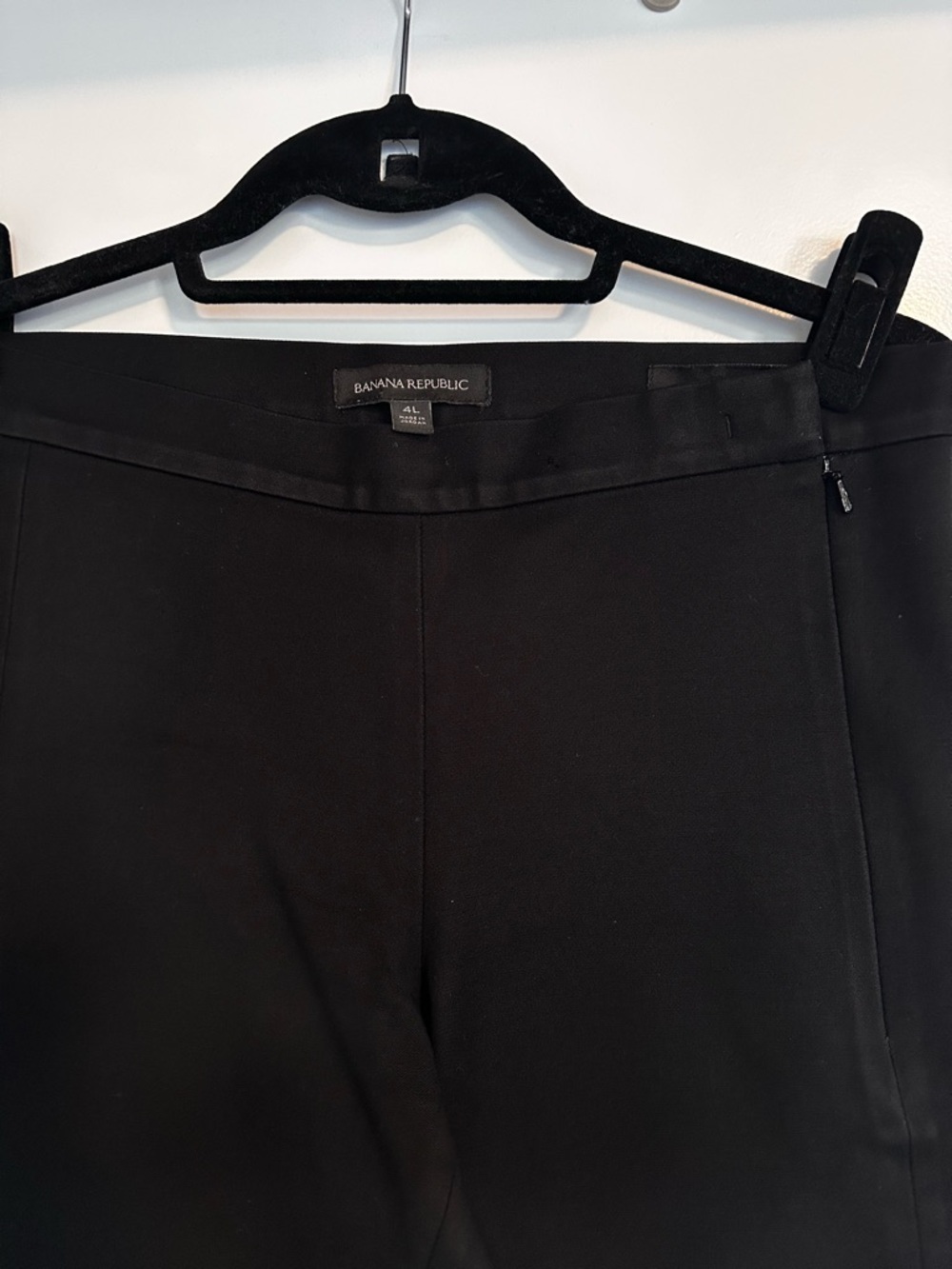 Banana Republic Black Slim Fit Dress Trousers